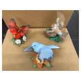 Lenox Porcelain Bird Figurine Trio