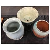 Ann Brink Pottery Set of Three Ceramic Vessels