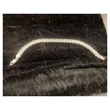 Sterling Silver Wheat Chain Bracelet with Lobster