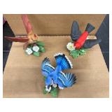 Lenox Porcelain Bird Figurine Lot with Cardinal, B