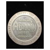 1967 Sterling Silver Aladdin Hotel Casino Token