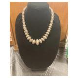 Sterling Silver Beaded Necklace
