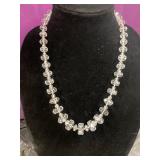 Faceted Crystal Bead Necklace