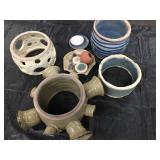 Ann Brink Pottery Items with Various Designs