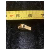 Brass Whistle with Measuring Tape Reference