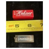 Hohner Mini Harmonica with Original Case