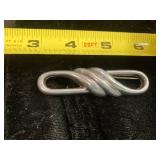 Silver Pin with Intertwined Knot Design