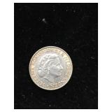 1950s Dutch Silver 1 Gulden Coin