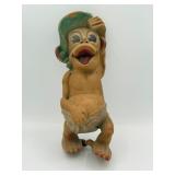 Vintage Rubber Monkey Figure