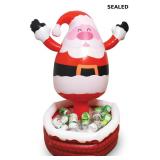Santa Inflatable Cooler -Christmas in July Decor