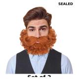 2x Yan Dream Short Curly Wizard Beard Men Full...