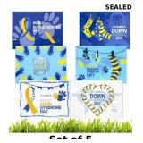 5x 6 Pcs Down Syndrome Awareness Yard  Decorations