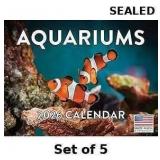 5x Aquarium Calendar 2026 Fish Monthly Wall...