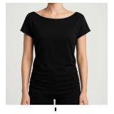 Black Short Sleeve Top