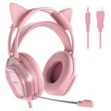 Wantek Cute Cat-Ear Gaming Headset