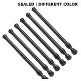 MEXAU 6PCS Small Tension Curtain Rod