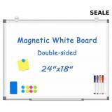 SEALED-WALGLASS Double-Sided White Board