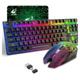 Wireless Gaming Keyboard Mouse Combo
