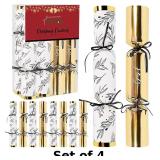 4x Lulu Home 8 Packs Non-Snap Christmas...