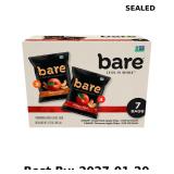 bare Baked Crunchy Apple Chips, 2 Flavor Variety