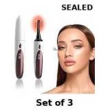 3x Heated Eyelash Curlers - Fast Heat up Within...