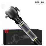 Rechargeable Solar Powered Flashlight,Multi Functi