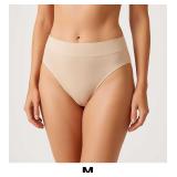 High-Waisted Nude Briefs