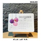 10x Eco-Friendly Plantable Love Seed Calendar 2026