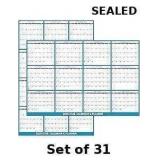 31x 2025-2026 Yearly Wall Calendar