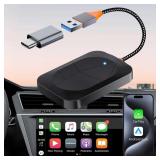 Wireless CarPlay Adapter 2025 Upgrade Version, Com