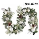 Valery Madelyn 6 Feet Pre-Lit Christmas Garland