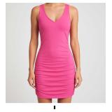 Pink Sleeveless Bodycon Dress