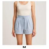 Light Blue Casual Shorts