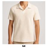 Short Sleeve Textured Polo Shirt