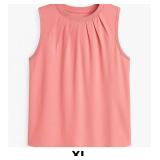 Sleeveless Coral Top