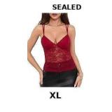 Women's Lace Cami Mesh Cami Shirt Top