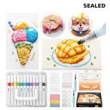Shuttle Art  Magic Foam Texture Painting Kit