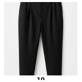 Black Pleated Trousers
