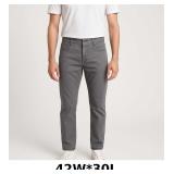 Gray Slim Fit Pants