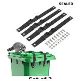 2x 4 Pack Trash Can Lid Locks for Animals