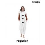Halloween Onesie Costume Adult: Unisex Snowman
