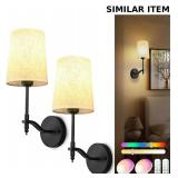Battery Operated Wall Sconces Pack of 2