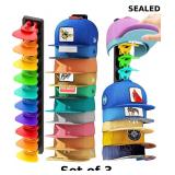 3x Hat Organizer for Baseball Caps 2 Pack