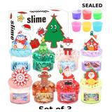 3x Christmas Slime 8 Pack, for Kids