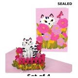 4x CENTRAL 23 Cat Birthday Card