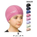 2x COOLMATE Fabric Swim Cap for Adult Women Men...