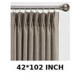 Linen Khaki Sheer Curtains