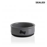 Sweejar Ceramic Dog Bowls with Bone Pattern