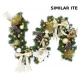 WBHome Pre-lit 6 Feet/72 Inch Christmas Garland