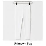 White High-Waisted Leggings